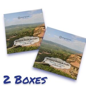 Bath Bomb Gift Set Ginger Lily Farms Botanicals - 2 BOXES 8 Total Bombs